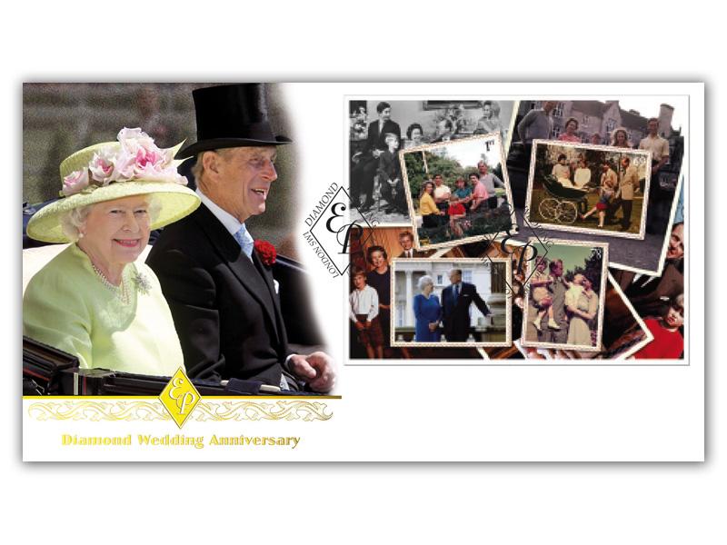 Queen's Diamond Wedding Anniversary - miniature sheet