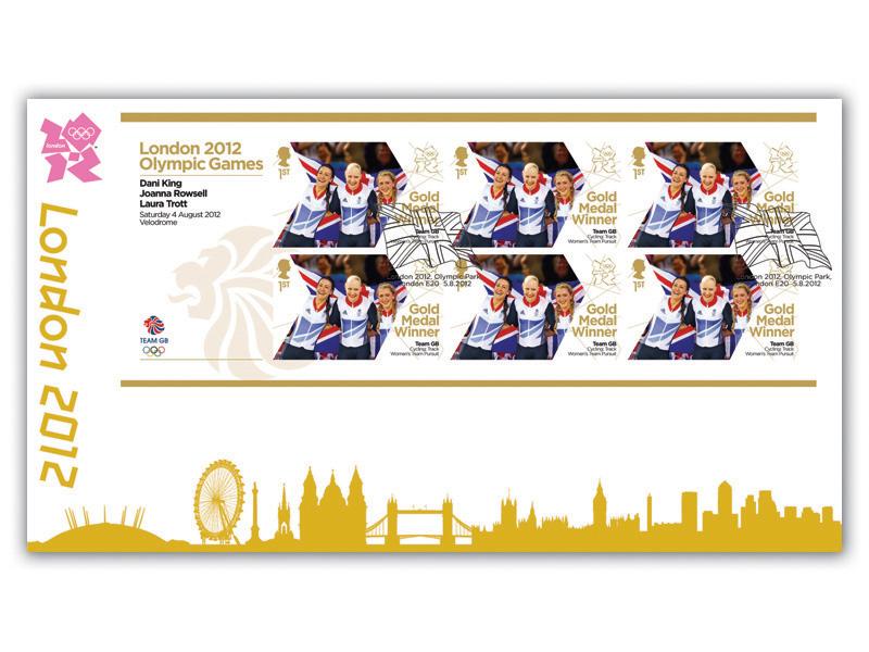 King, Rowsell & Trott Win Gold Miniature Sheet Cover
