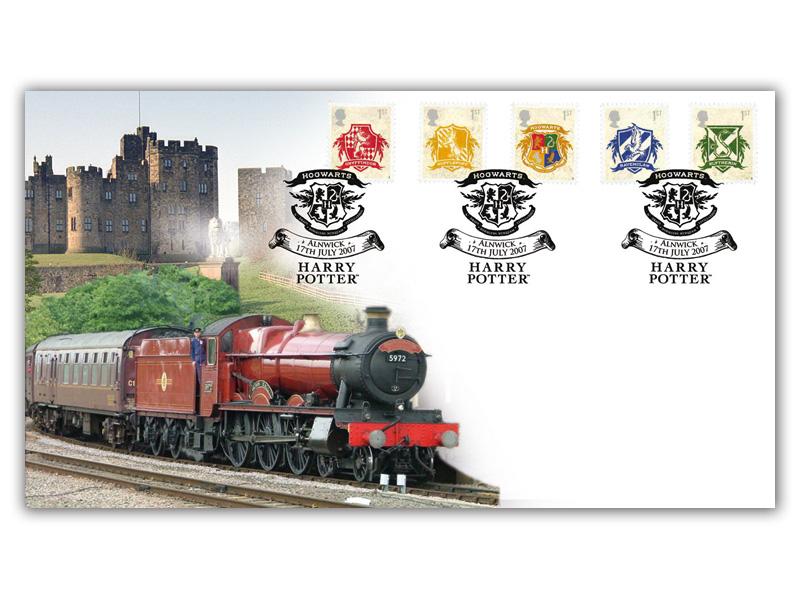 Harry Potter, Hogwarts Houses Miniature Sheet Stamps