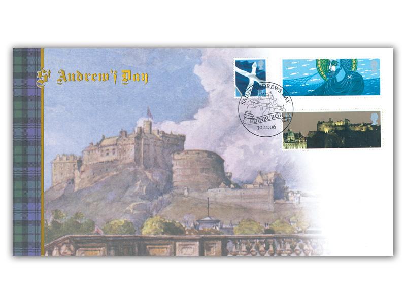 Celebrating Scotland Stamps from the Miniature Sheet Cover