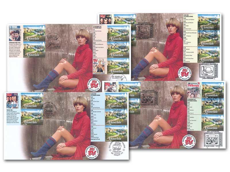 50th Anniversary of ITV - Smilers Set of 4 Covers
