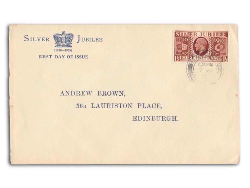 1935 Silver Jubilee, Edinburgh CDS, Andrew Brown cover