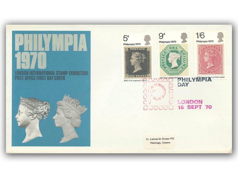 1970 Philympia, Philympia Day postmark