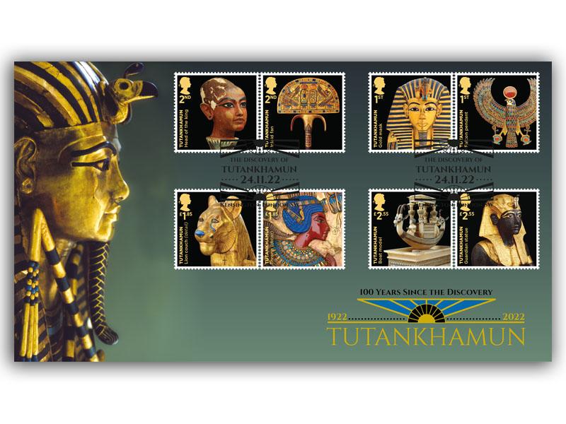 Treasures of Tutankhamun Stamps First Day Cover