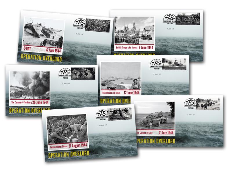 Operation Overlord Set of 6 Covers