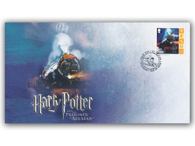 Harry Potter Hogwarts Express Isle of Man single stamp cover