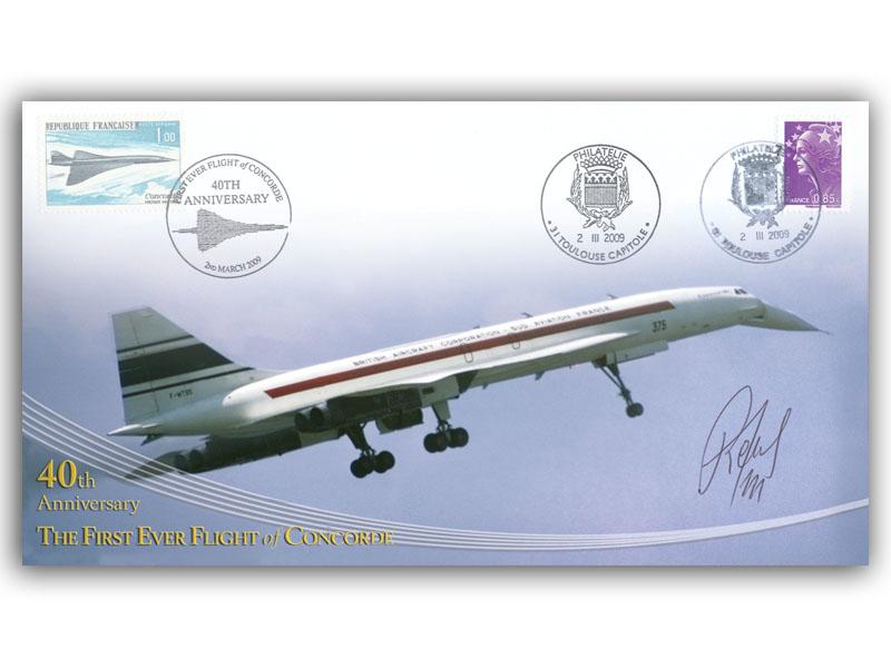 2009 First Ever Flight 40th anniversary, signed Michel Retif