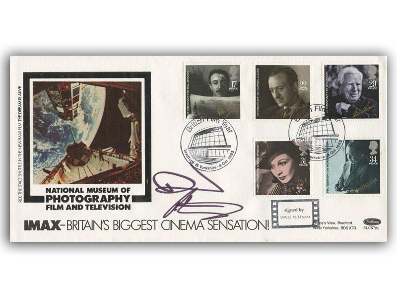 David Puttnam signed 1985 Film cover