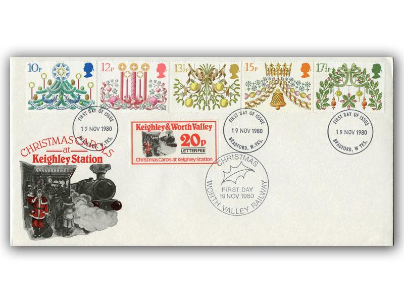 1980 Christmas, Keighley & Worth Valley Railway cover