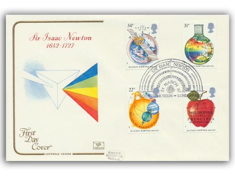 1987 Isaac Newton First Day Cover