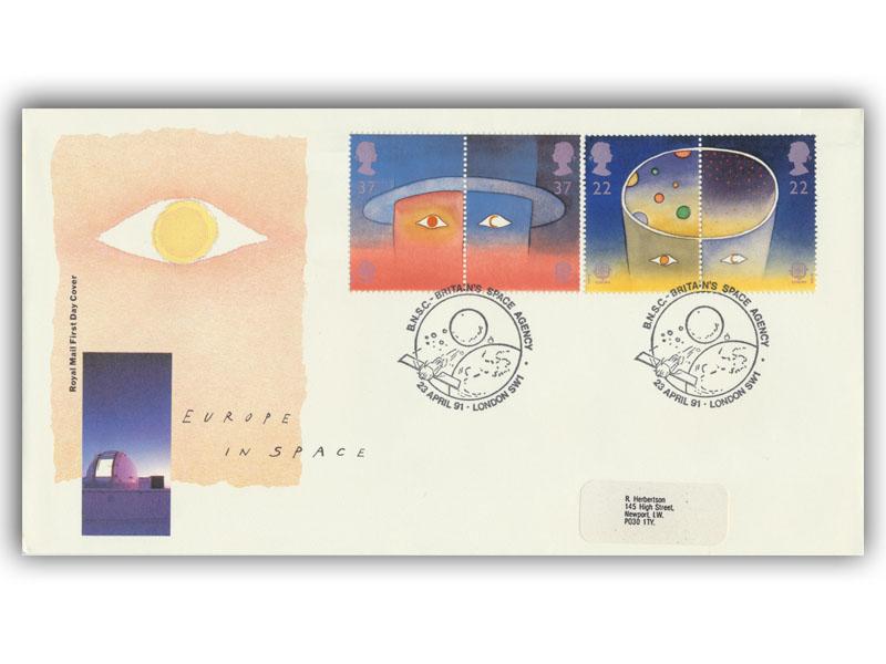 1991 Space First Day Cover