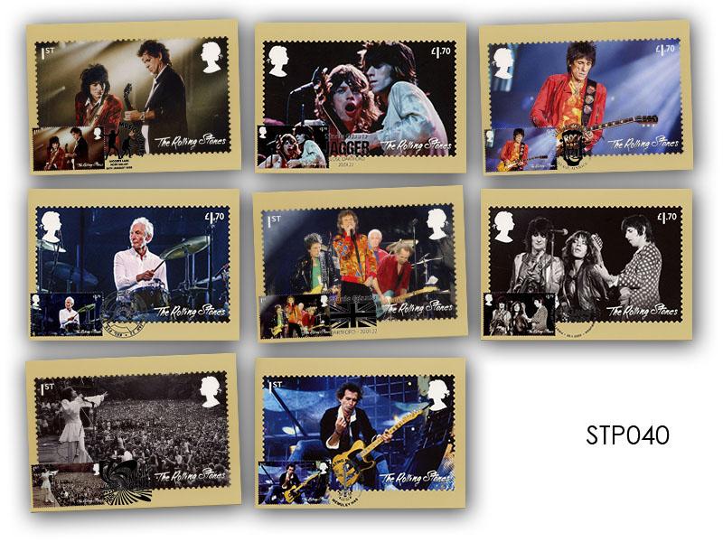 The Rolling Stones Set of 8 PHQ Cards