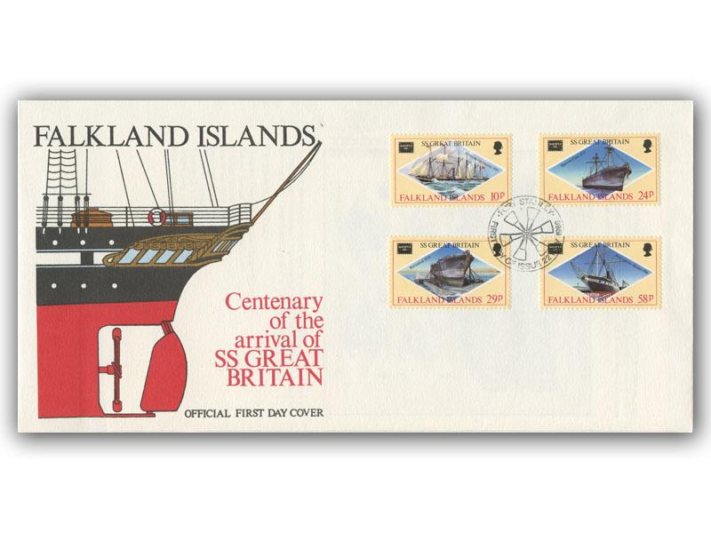 1986 SS Great Britain, Falklands FDC