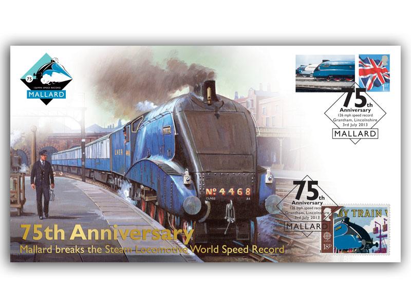 Mallard Speed record 75th Anniversary cover