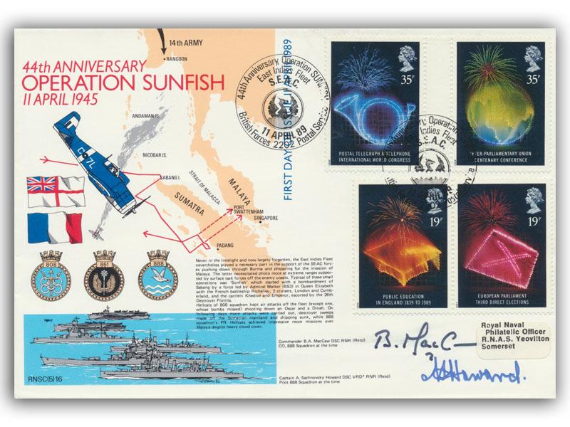 1989 Anniversaries, Operation Sunfish BFPS 2202 official