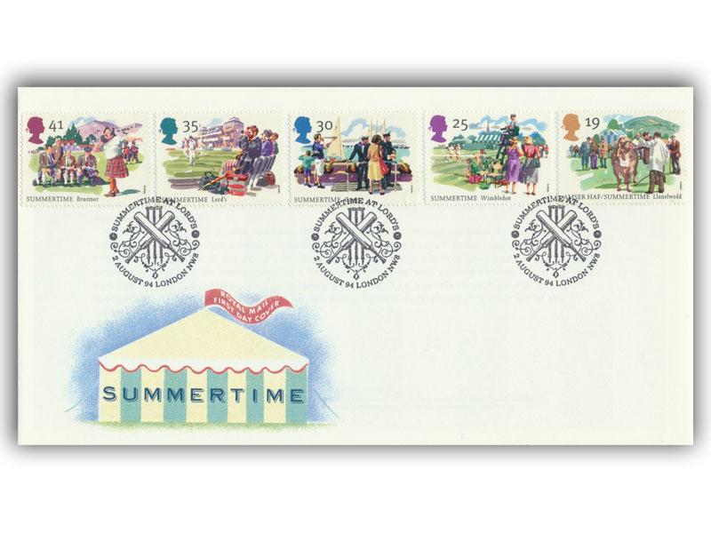 1994 Summertime First Day Cover