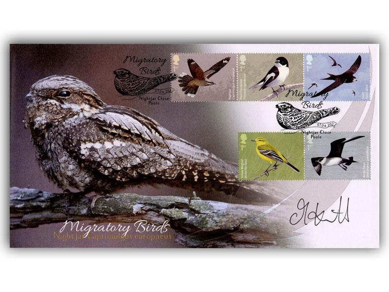 Migratory Birds Cover, signed Miranda Krestovnikoff