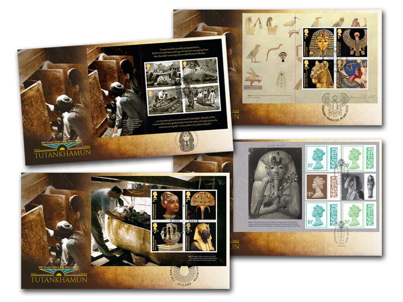 Treasures of Tutankhamun Prestige Booklet Set of 4 Covers