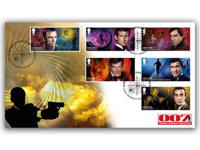 James Bond Stamps Cover
