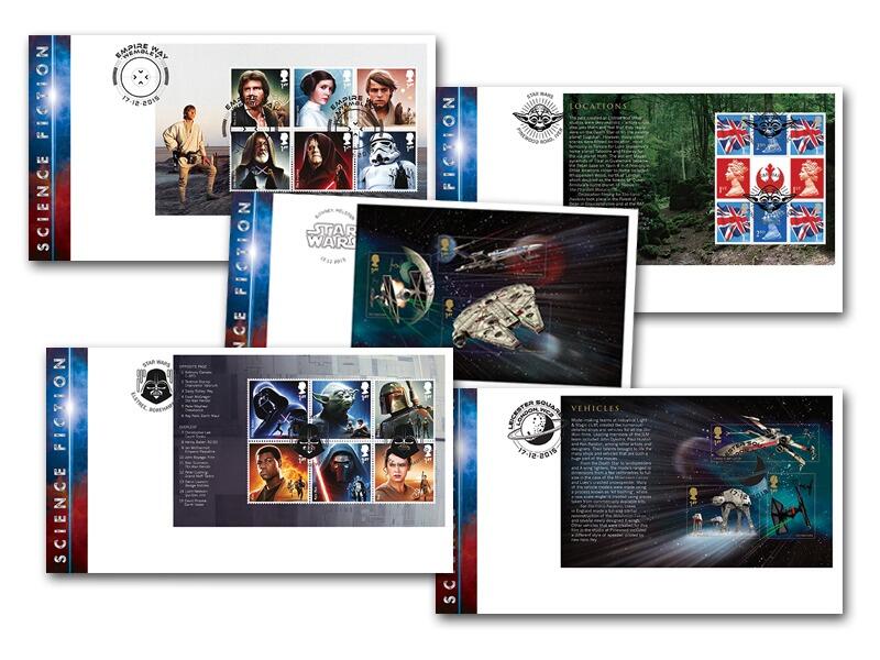 2015 Science Fiction, Royal Mail Star Wars Prestige Booklet Set
