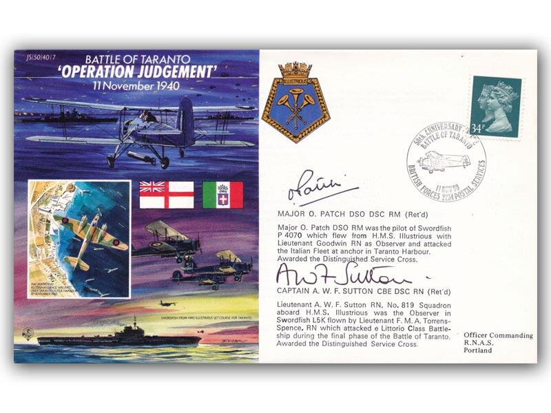 1940 Operation Judgement, signed Olly Patch & Alfie Sutton