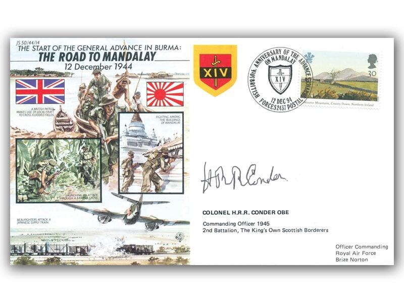 1944 Road to Mandalay, signed Henry Conder