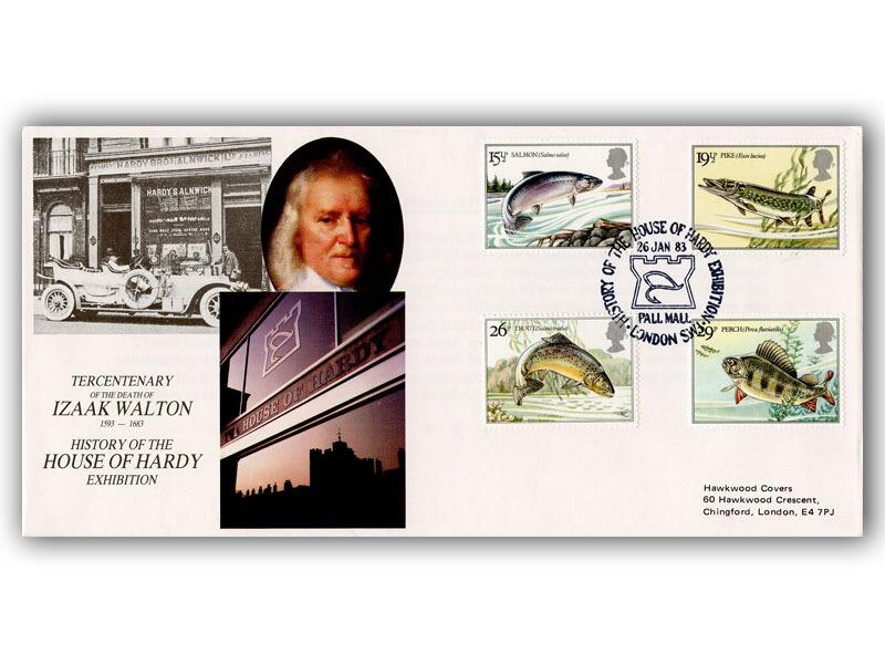 191983 Fish, House of Hardy Exhibition Hawkwood official cover
