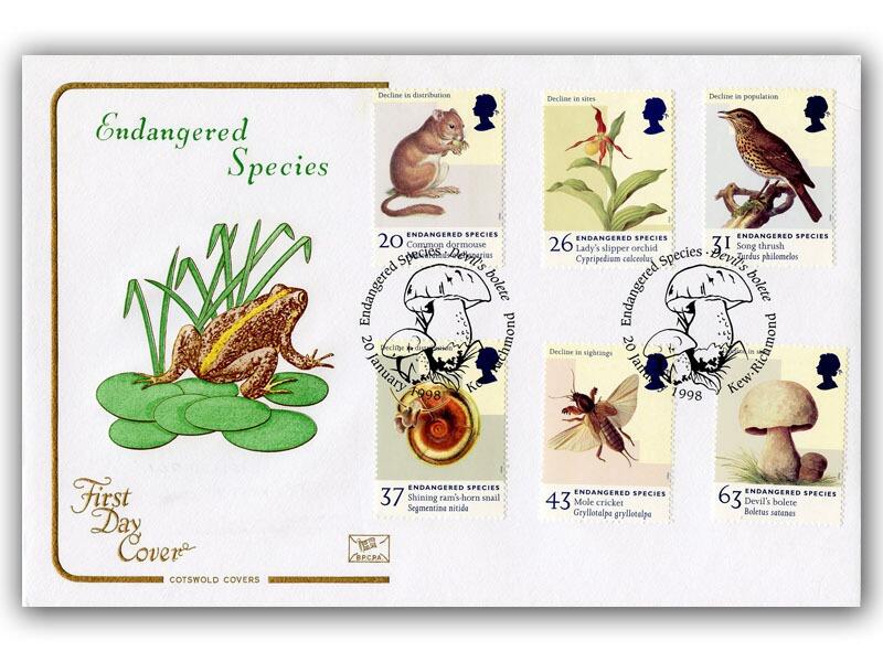 1998 Endangered Species First Day Cover