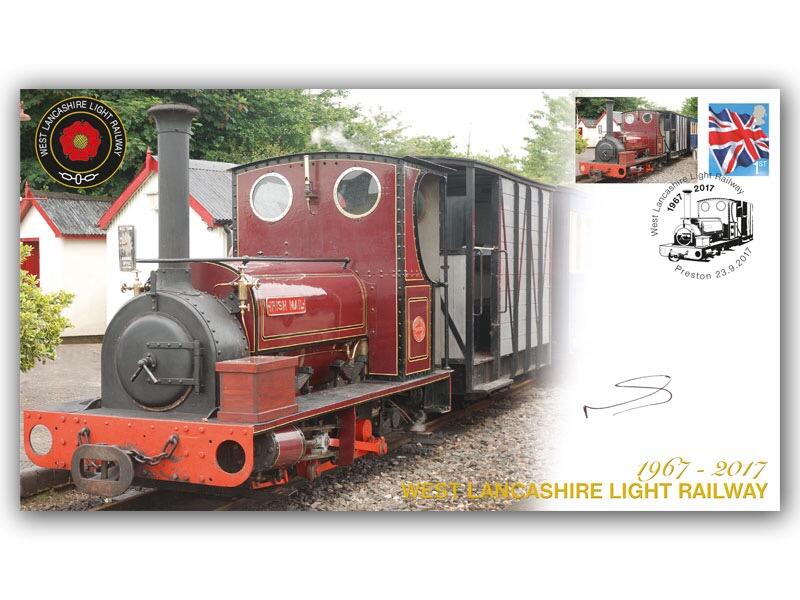 50th Anniversary of the West Lancashire Light Railway, signed by Nikki Skinley