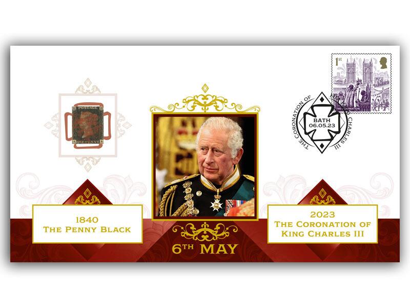 Penny Black King's Coronation - 6th May 1840-2023