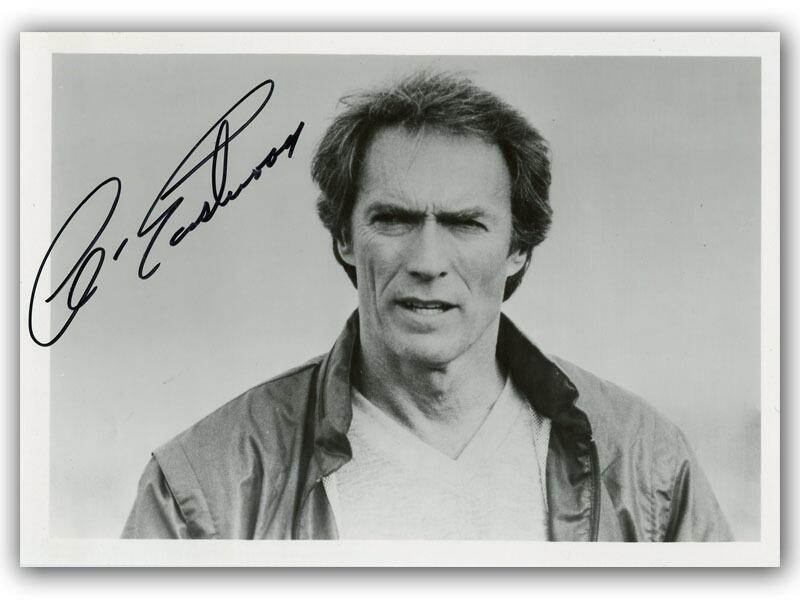 Clint Eastwood signed 5x7” photo