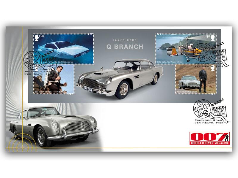 James Bond 'Q Branch' Miniature Sheet