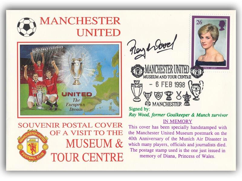 1998 Manchester Utd ‘Munich In Memory’ cover, signed by Ray Wood