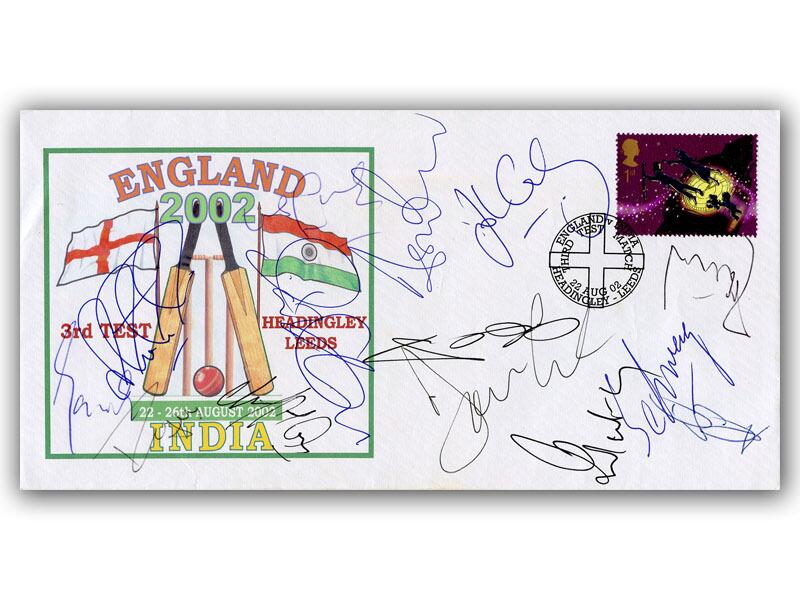 2002 England v India cricket cover