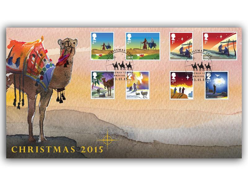 Christmas 2015 Stamps Cover