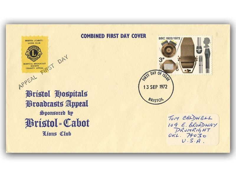 1972 BBC, Bristol Hospitals single stamp