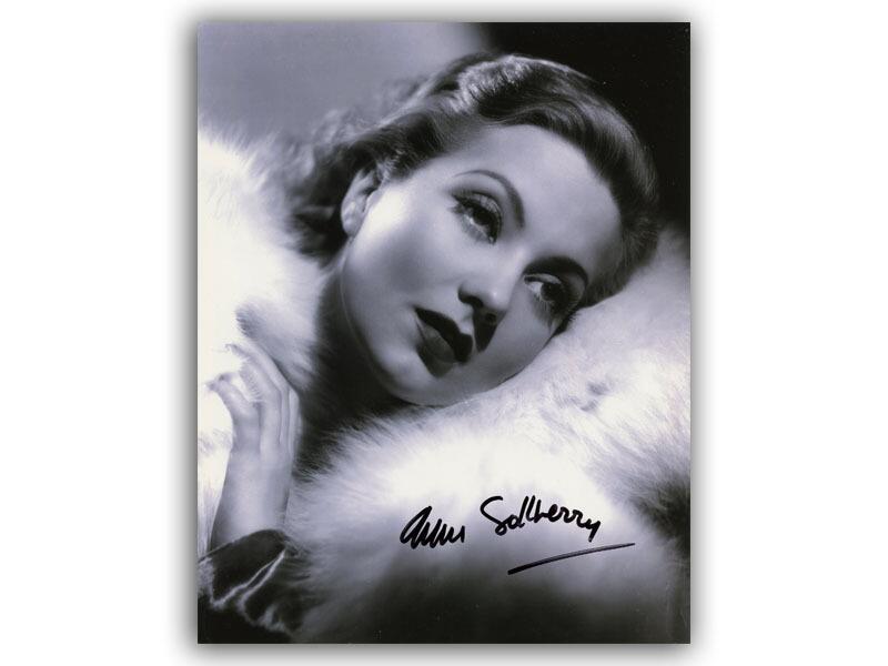Ann Sothern signed photo