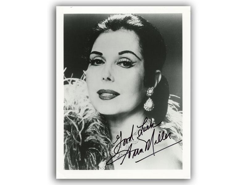 Ann Miller signed photo