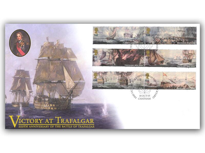 Battle of Trafalgar - Chatham postmark