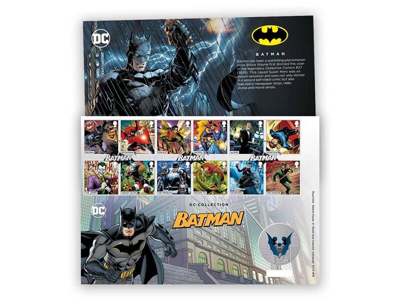 Batman Silver Coin First Day Cover