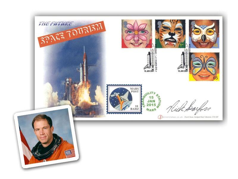 Space Tourism signed by Shuttle Commander Rick Searfoss