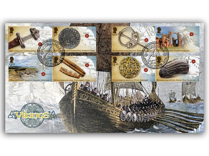 Vikings First Day Cover