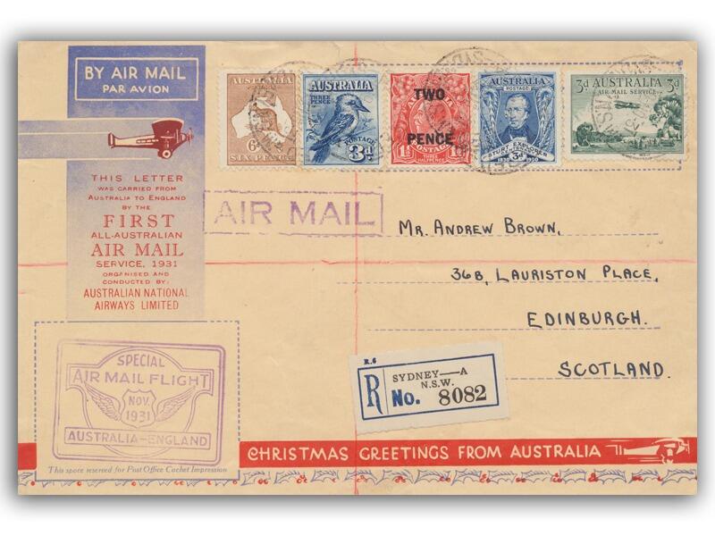 1931 Australia - England Christmas Flight