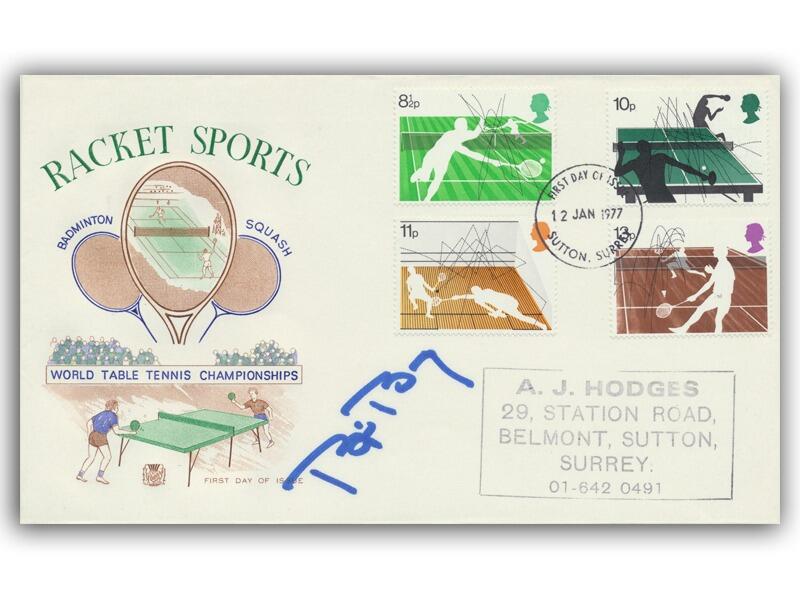 Bjorn Borg signed 1977 Racket Sports, Stuart cover