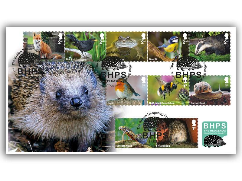 Hedgehog - Garden Wildlife Full-Set Commemorative