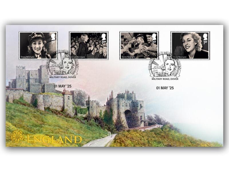 Dover Castle, Dame Vera Lynn Miniature Sheet Stamps