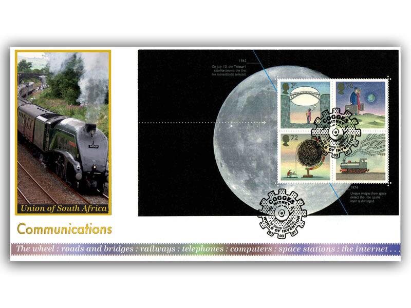 World of Invention, The Moon Prestige Booklet Pane