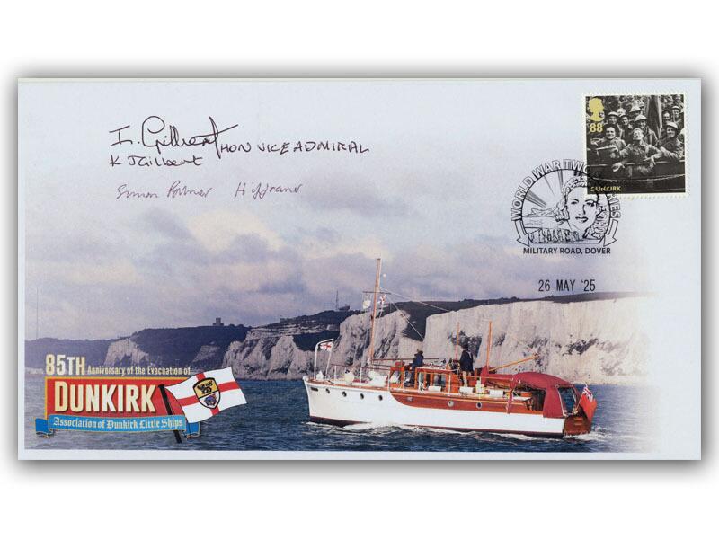 Simon Palmer 'Hilfranor' signed, Dunkirk Little Ships 85th Anniversary