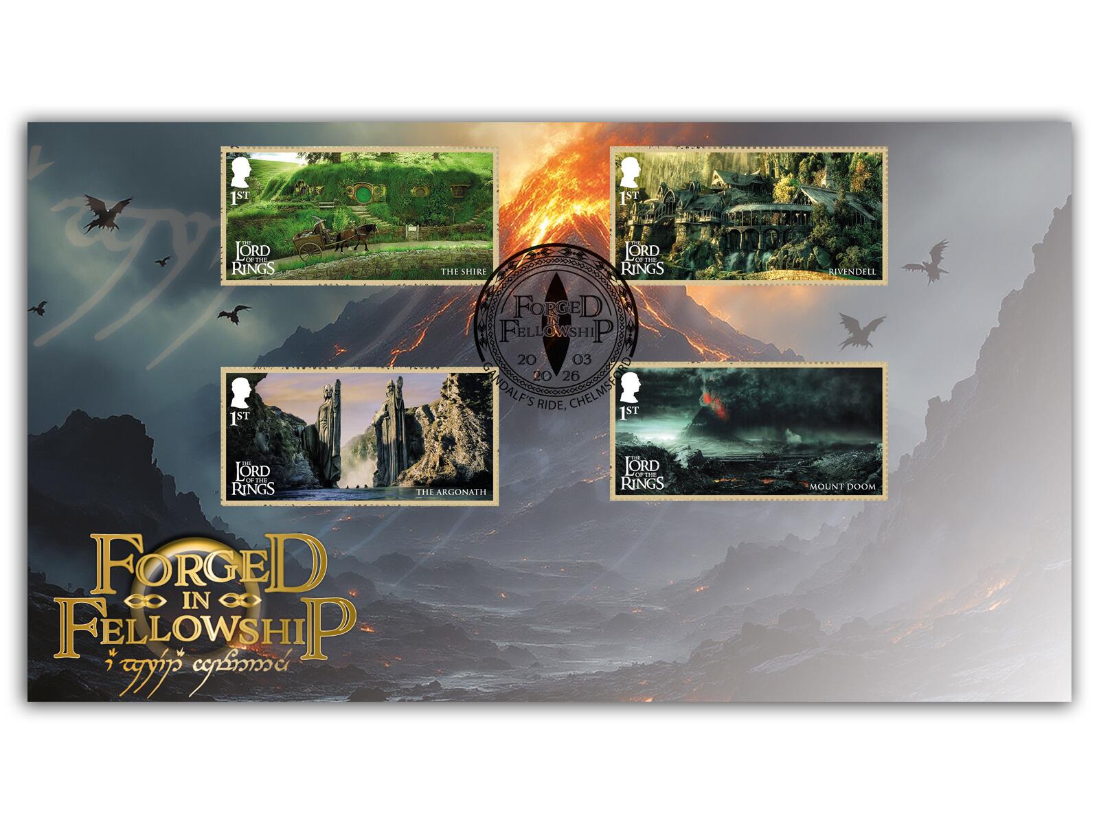 Lord of the Rings 'Middle Earth Landscapes' Stamps Collectible