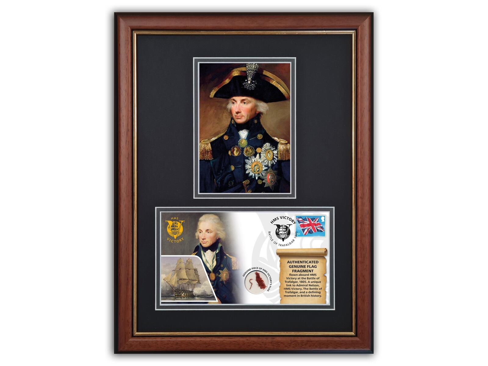 Brown Frame HMS Victory Relic